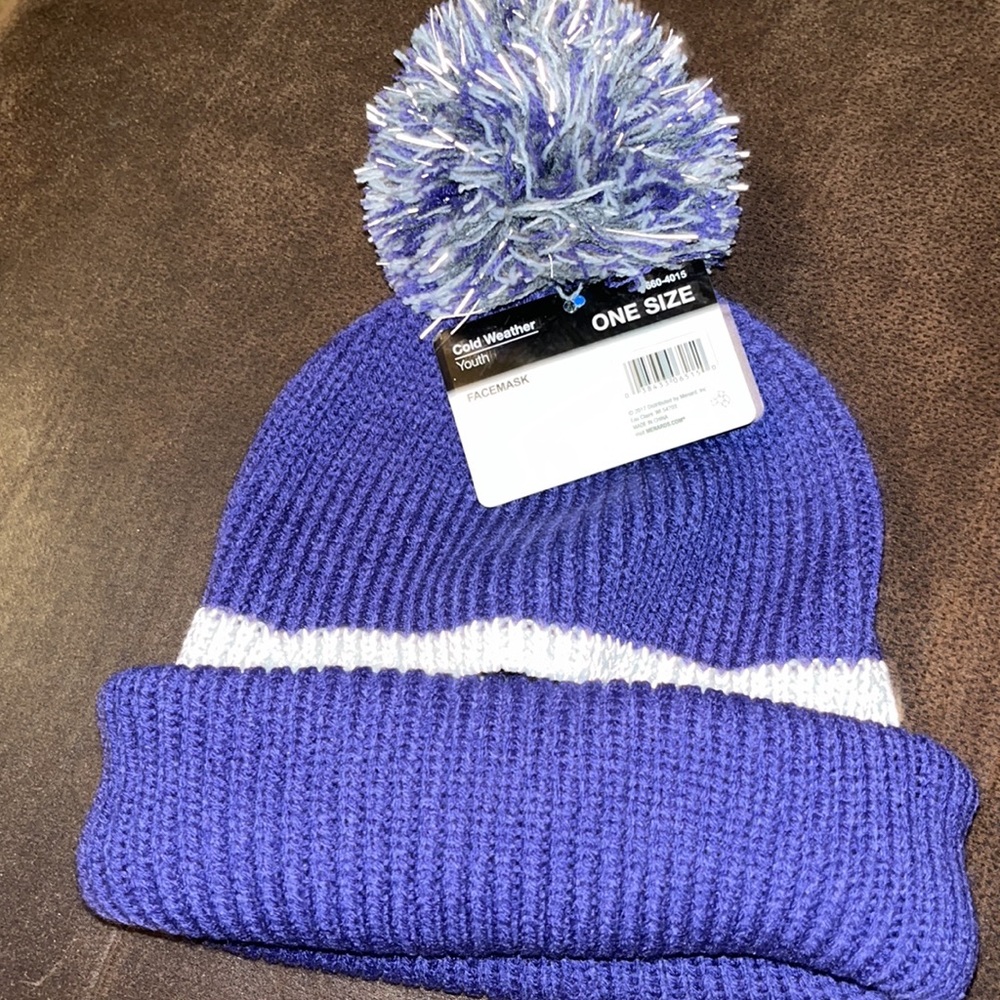 Youth knit cap one size girls NWT
